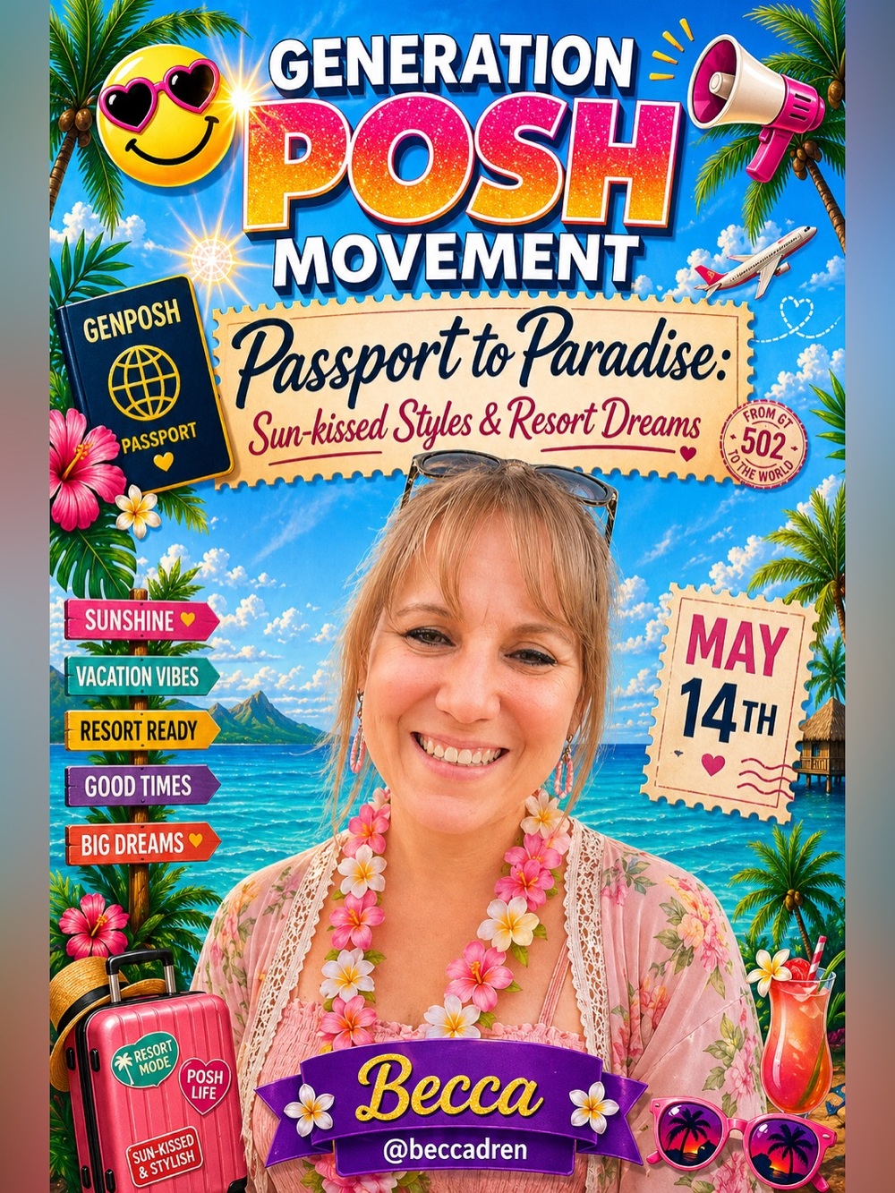 GenPosh Movement 5/14/26 ✈️ Passport To Paradise🏖️🌊 - Picture 6 of 14